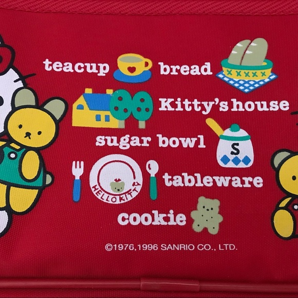 Sanrio Hello Kitty RED Classic backpack/travel bag - Picture 4 of 15